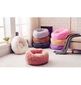 coussin rond apaisant pour chiens et chats