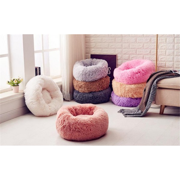 coussin rond apaisant pour chiens et chats